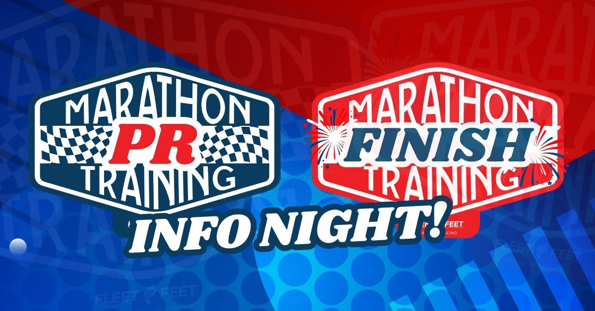 Marathon Training Information Night