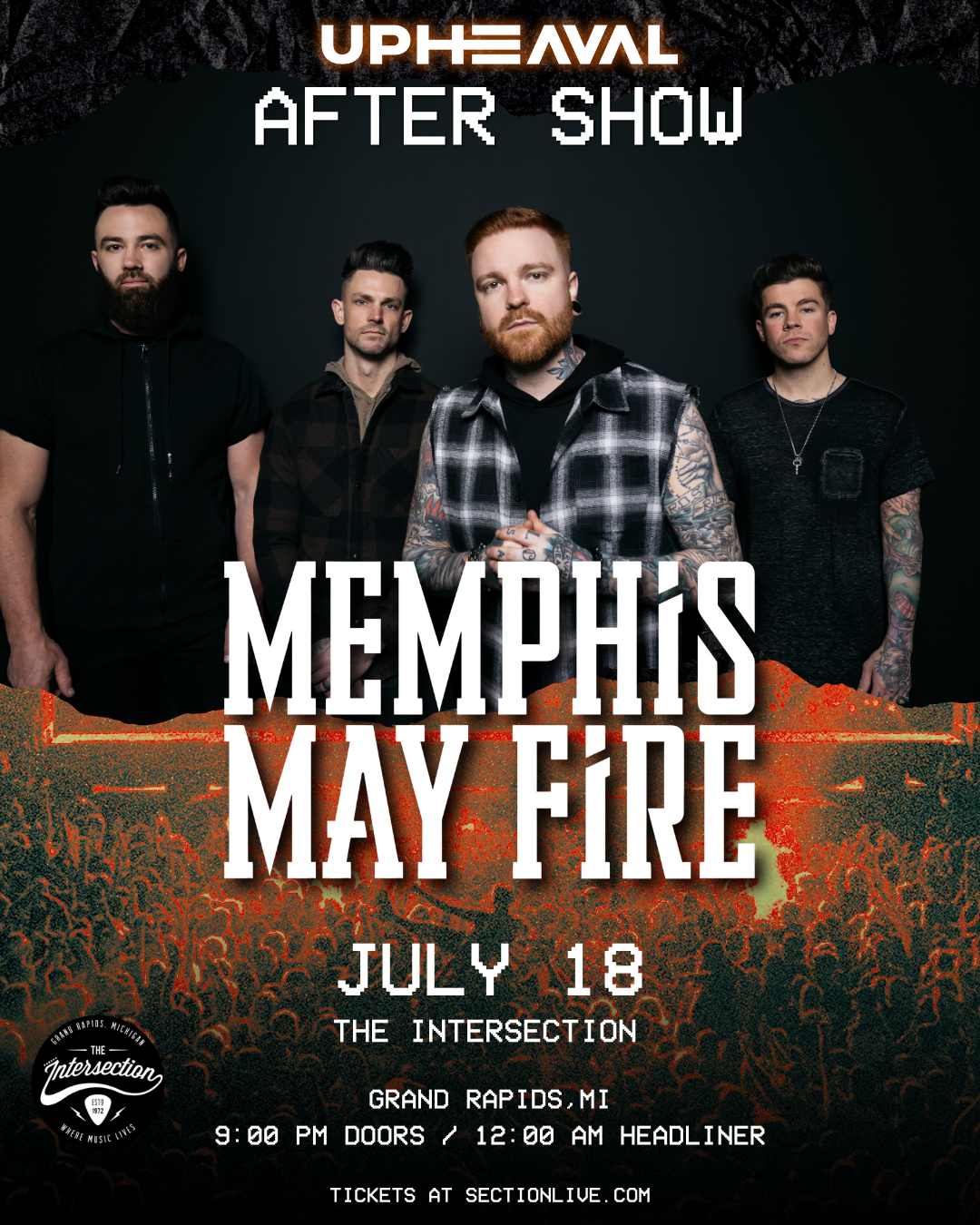 Memphis May Fire at The Mill and Mine