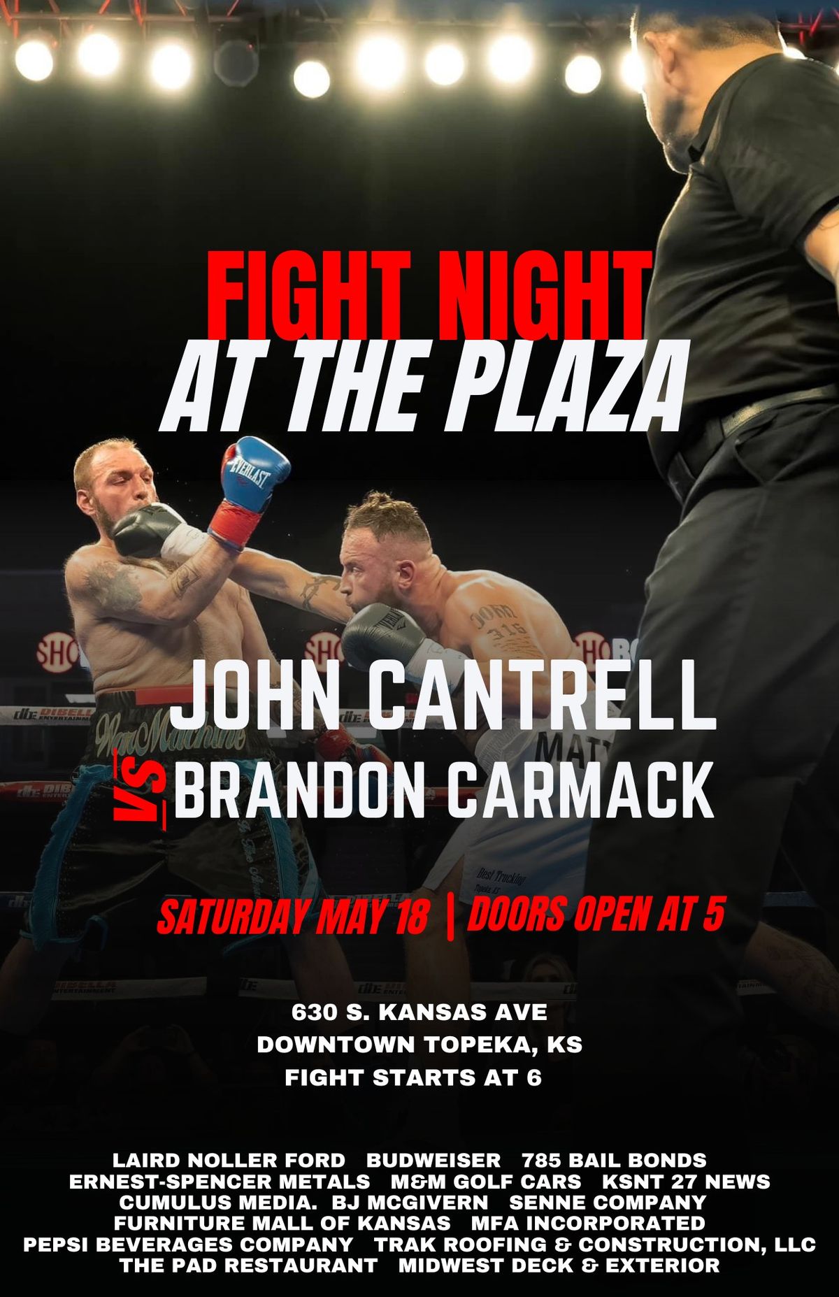 Fight Night at the Plaza - Free Event!!!!! 