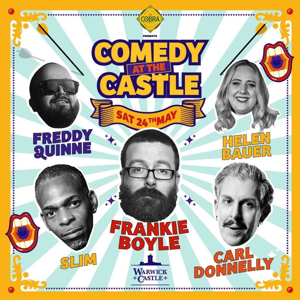 Cobra presents Comedy at the Castle with Frankie Boyle and more.