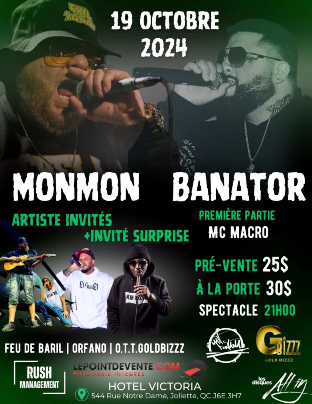 MonMon & Banator \u00e0 Joliette avec artistes invit\u00e9s