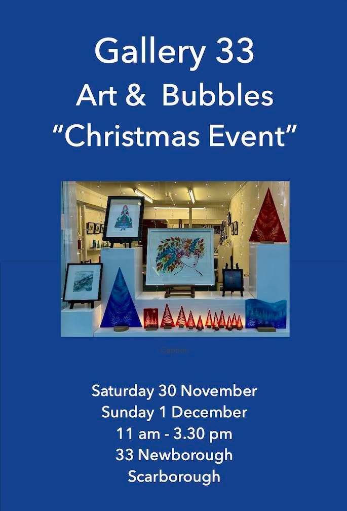 Gallery 33. Art & Bubbles Christmas Event