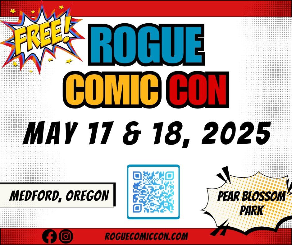 FREE Admission Rogue Comic Con in Medford