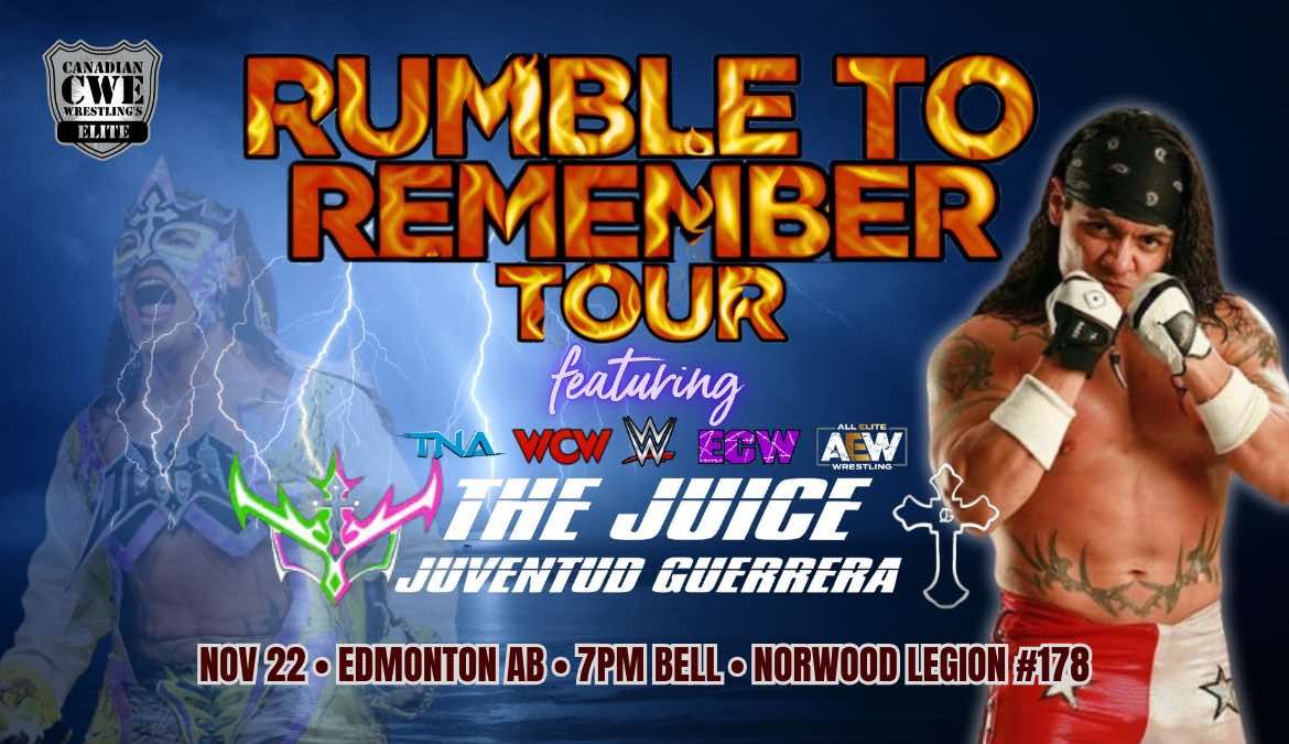 CWE Live In Edmonton Ft WCW\/WWE Lucha Libre Legend Juventud Guerrera & An Over The Top Rope Rumble