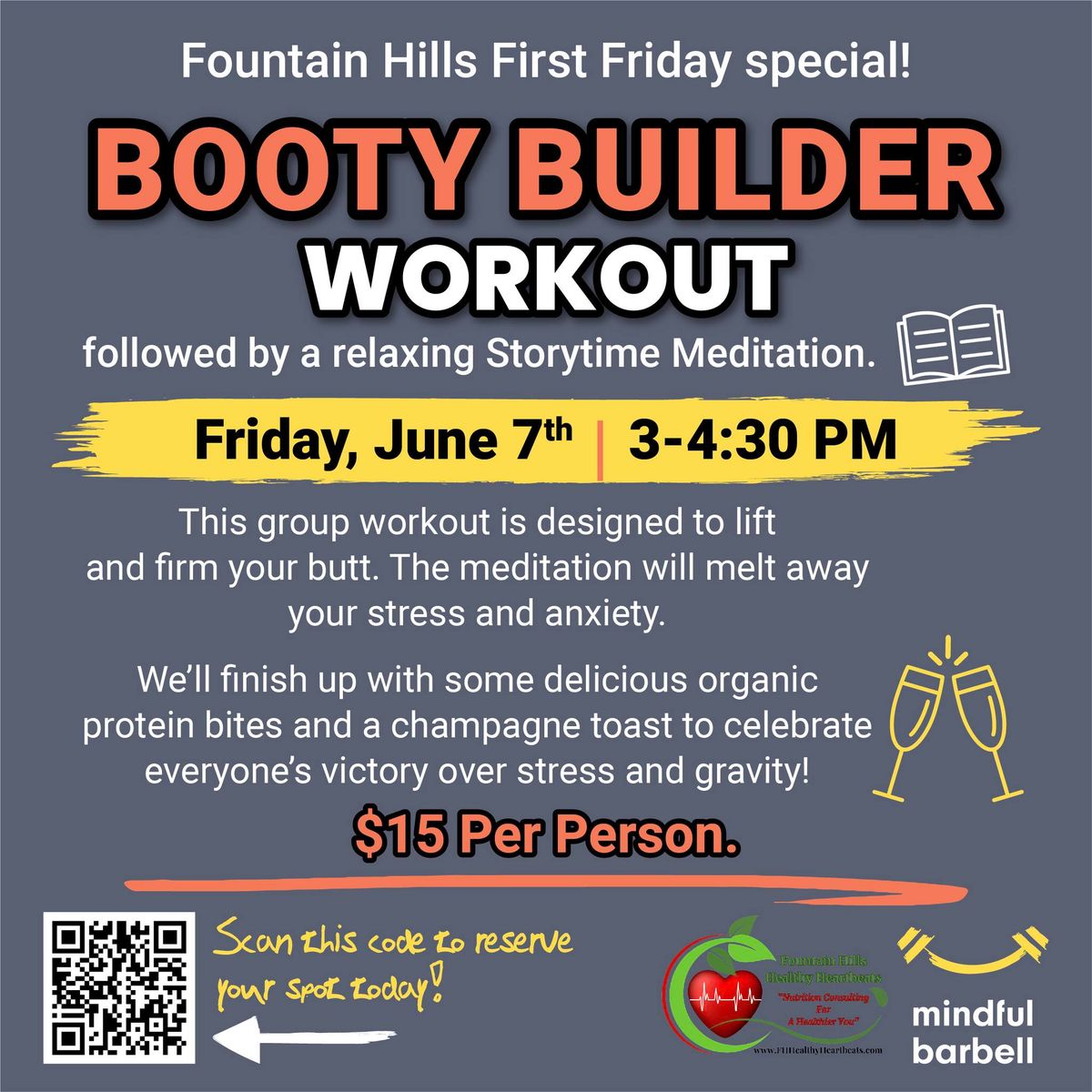Fountain Hills First Friday Special!  Booty Builder Workout with Storytime Meditation