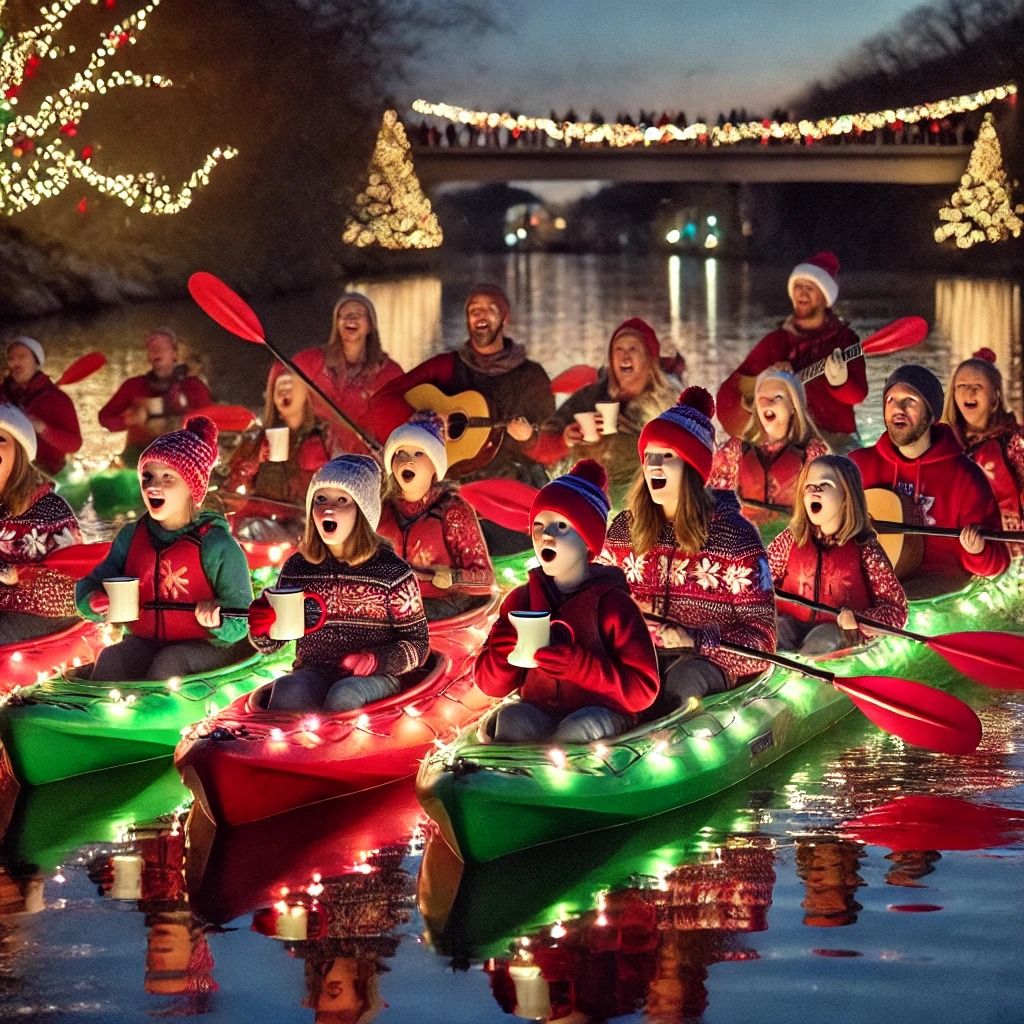 \ud83c\udf84 Christmas Carole Paddle on the Brazos \ud83c\udf84