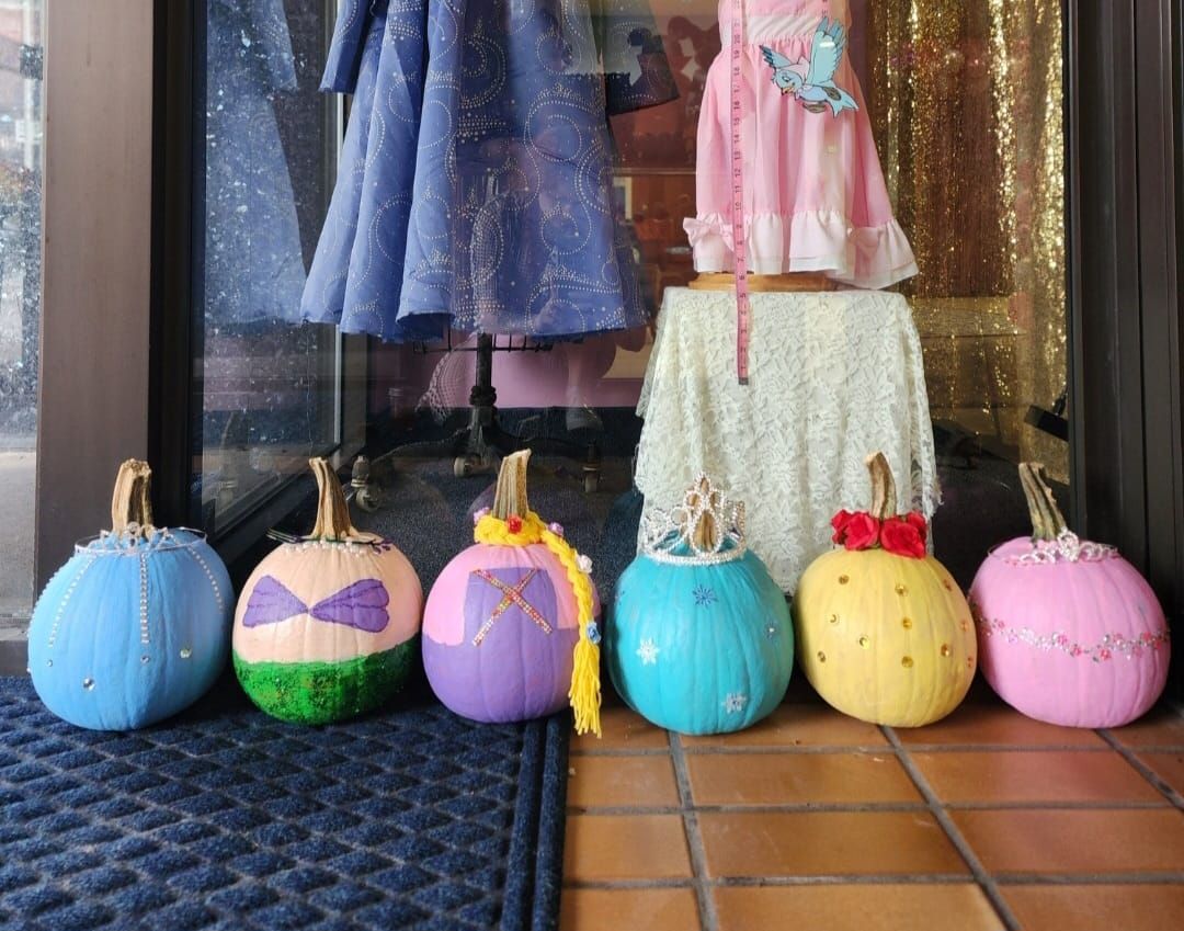 Princess Pumpkin Paint Night