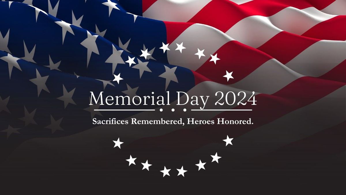 Memorial Day Ceremony (May 27)