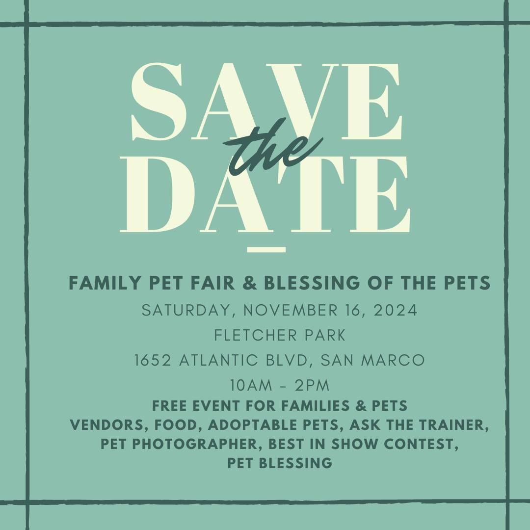 Family Pet Fair and Blessing of the Pets