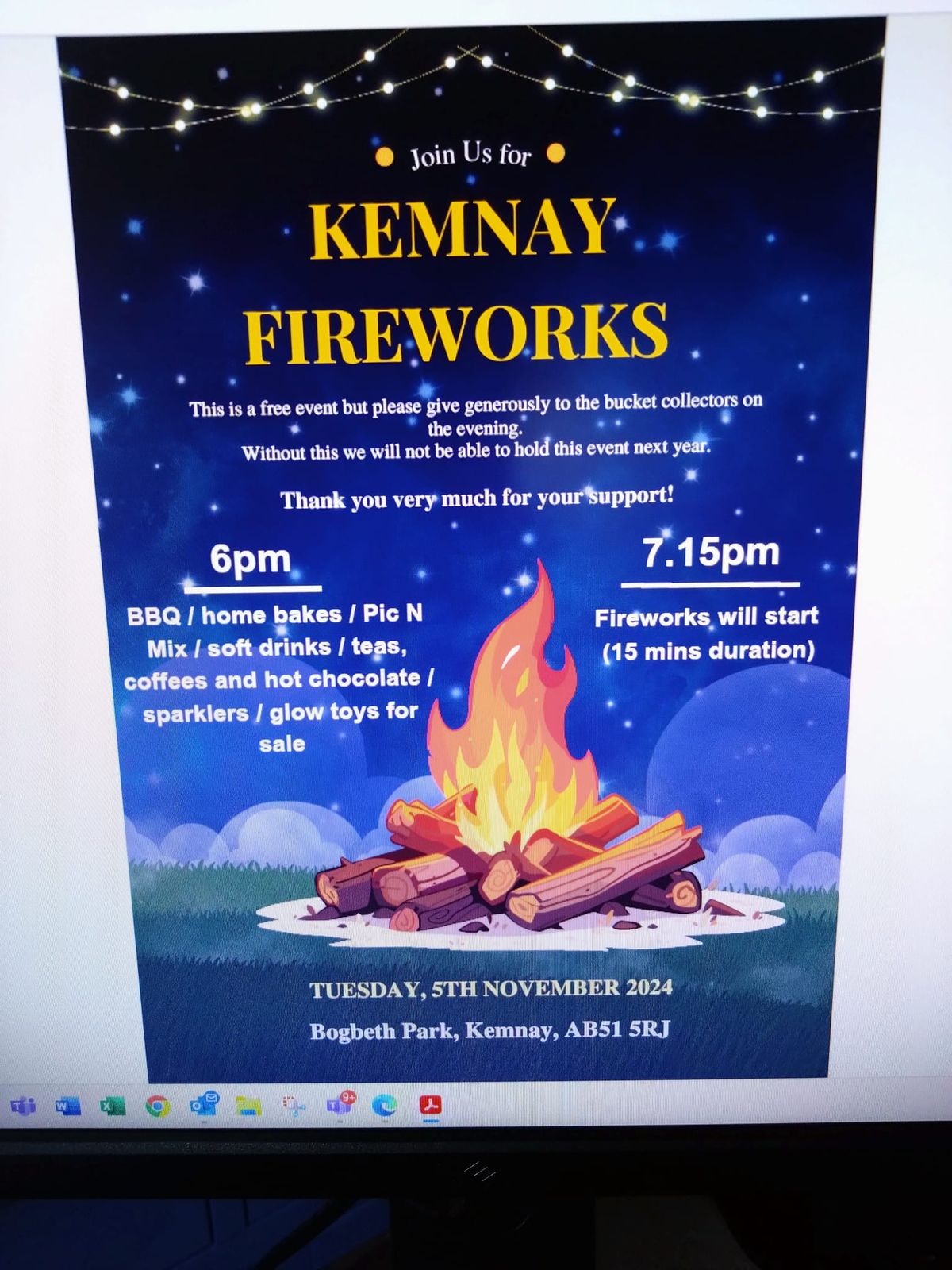 Kemnay Fireworks