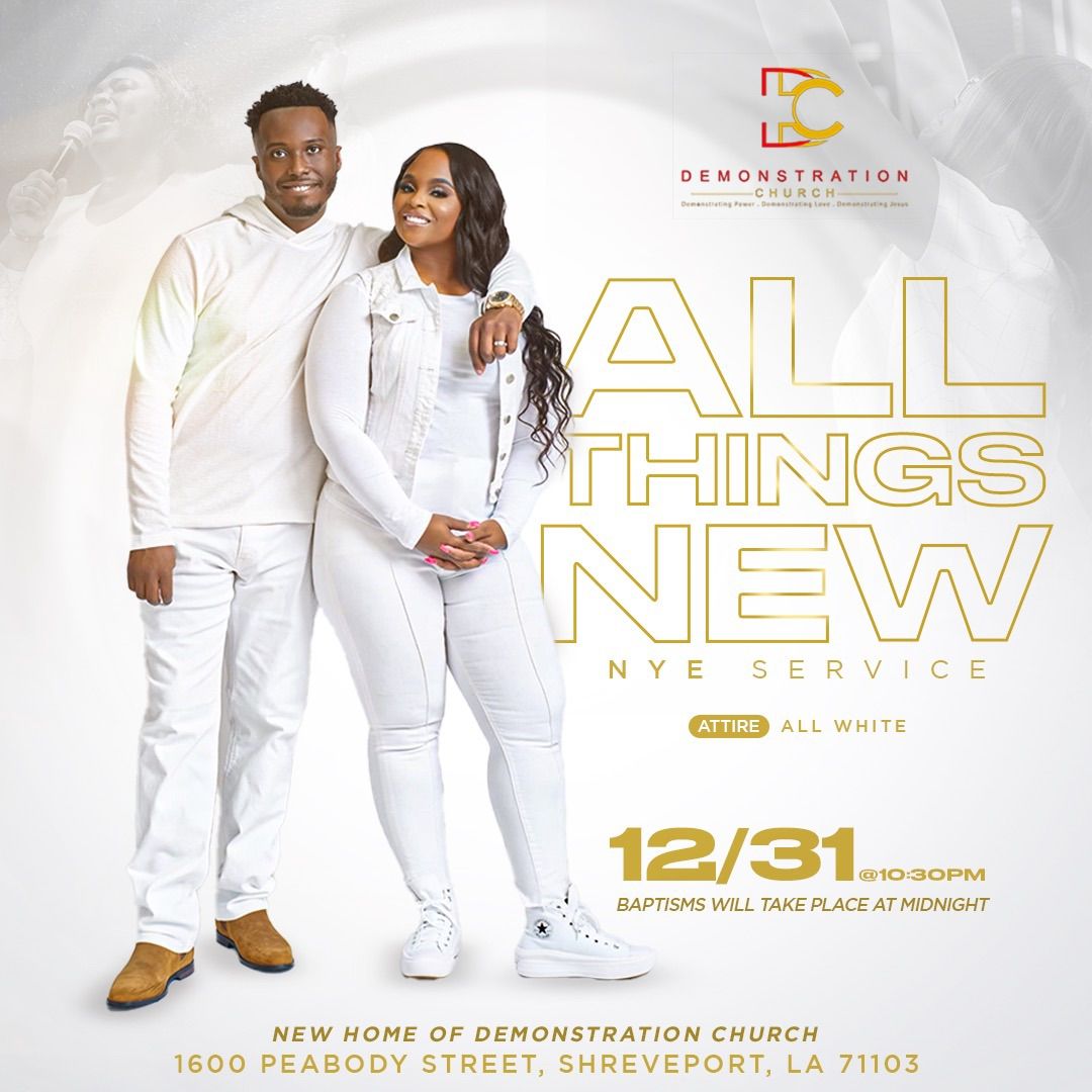 All White New Year\u2019s Eve Service- \u201cAll Things New\u201d