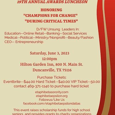 Eta Phi Beta Sorority Inc., Epsilon Dallas Chapter