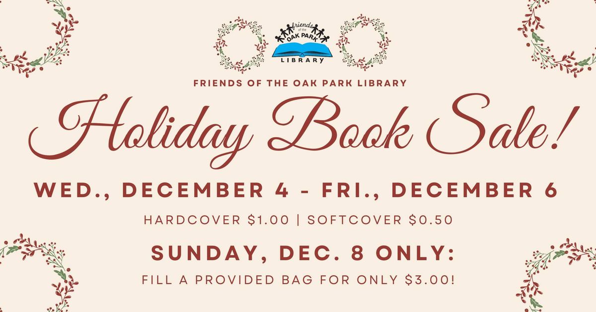 Holiday Book Sale!