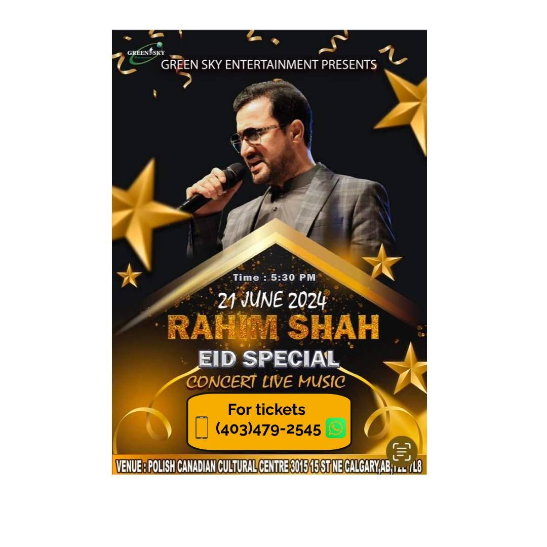 Rahim Shah LIVE in Calgary