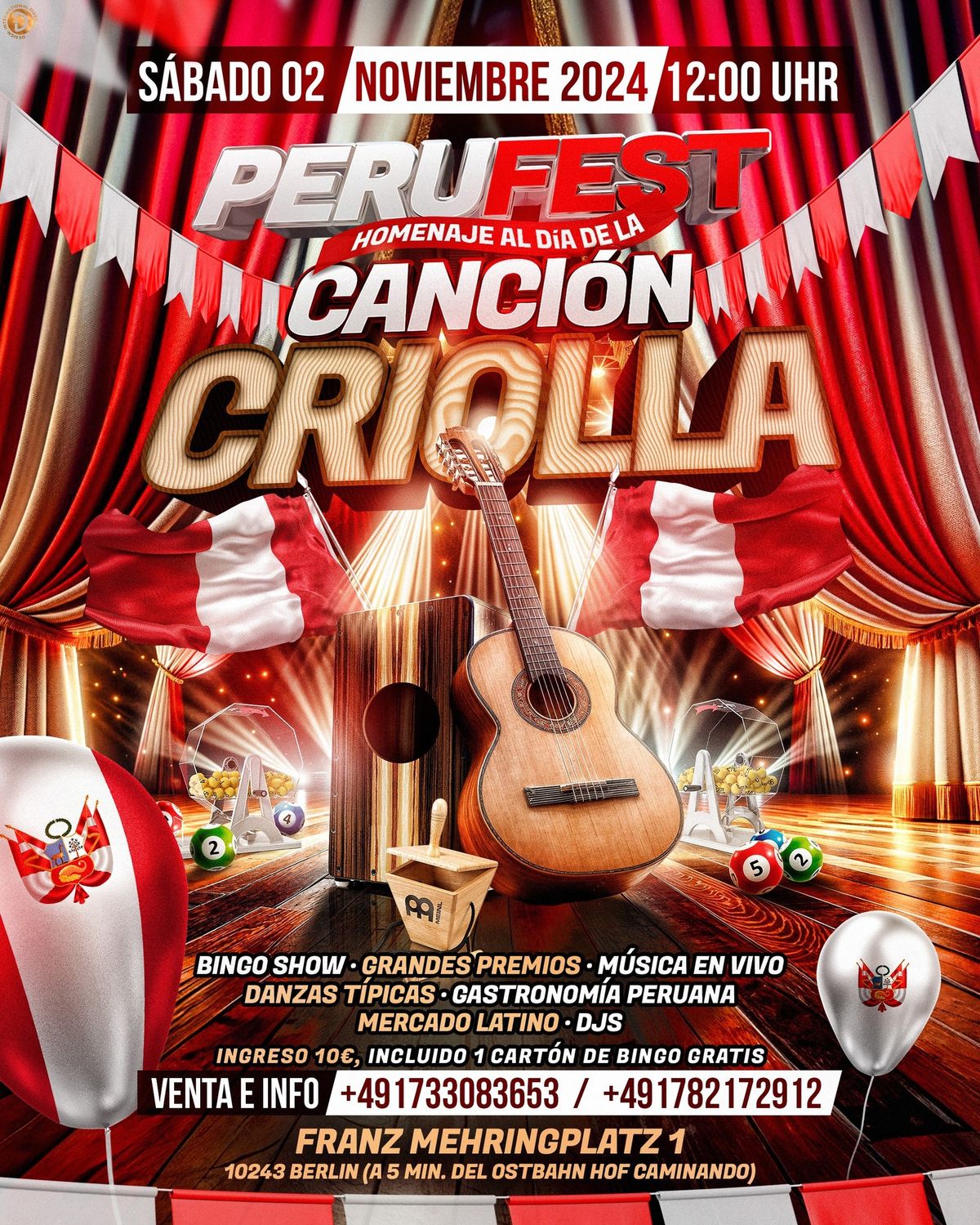 Peru Fest - Homenaje al D\u00eda de la Canci\u00f3n Criolla 