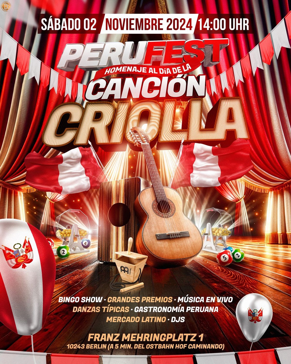 Peru Fest - Homenaje al D\u00eda de la Canci\u00f3n Criolla 