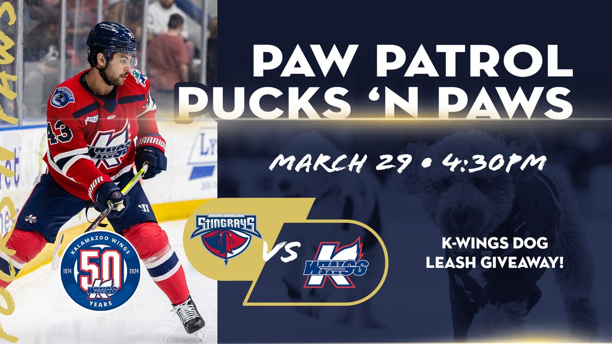 Stingrays vs. K-Wings: PAW Patrol | Pucks 'N Paws