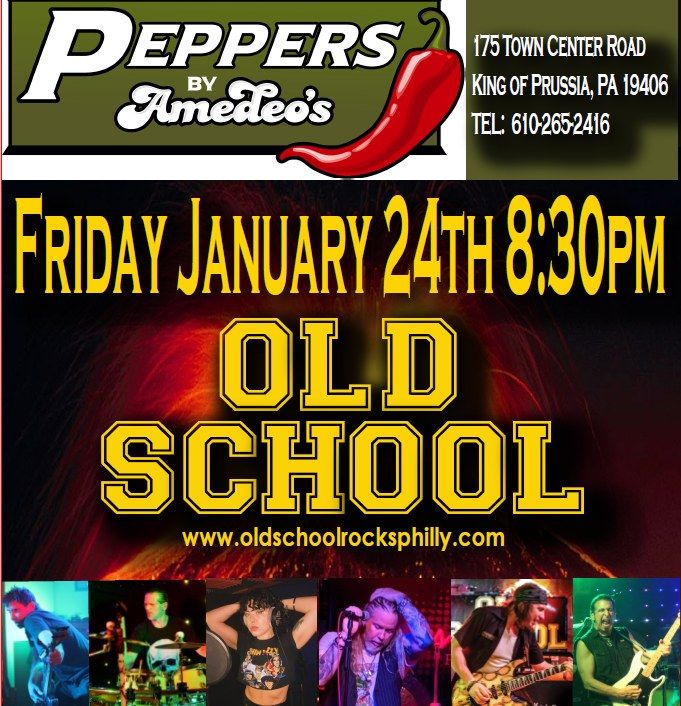 OLD SCHOOL RETURNS TO PEPPER'S by AMEDEO'S