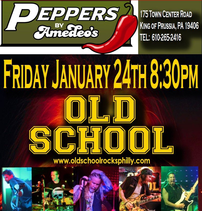 OLD SCHOOL RETURNS TO PEPPER'S by AMEDEO'S