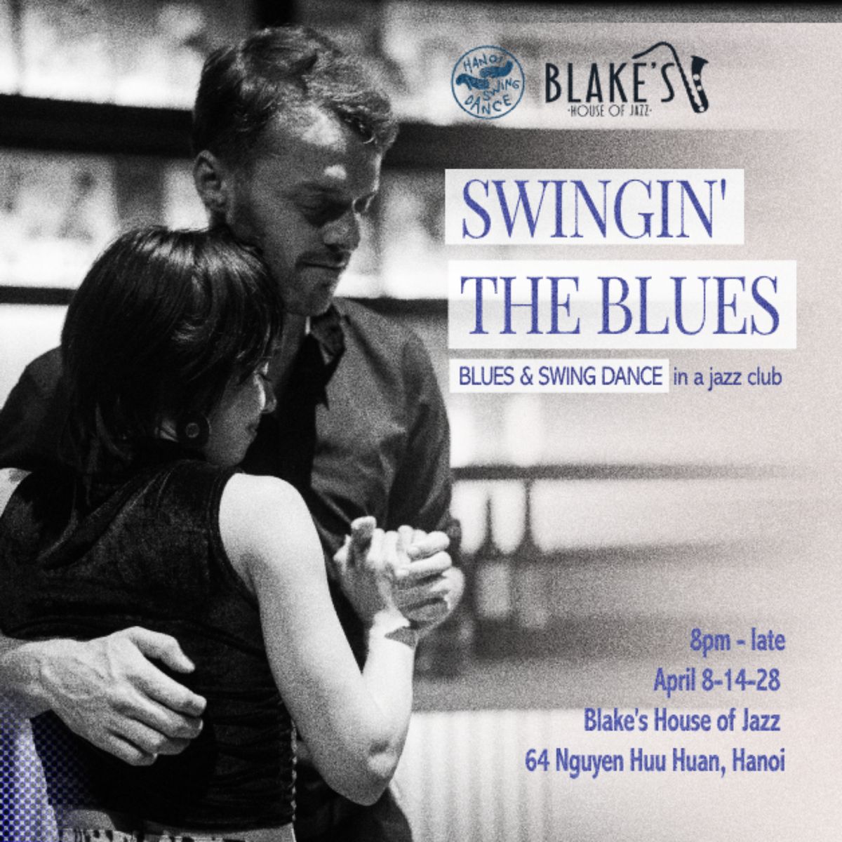 Blues & swing social dance in a jazz club [april edition]