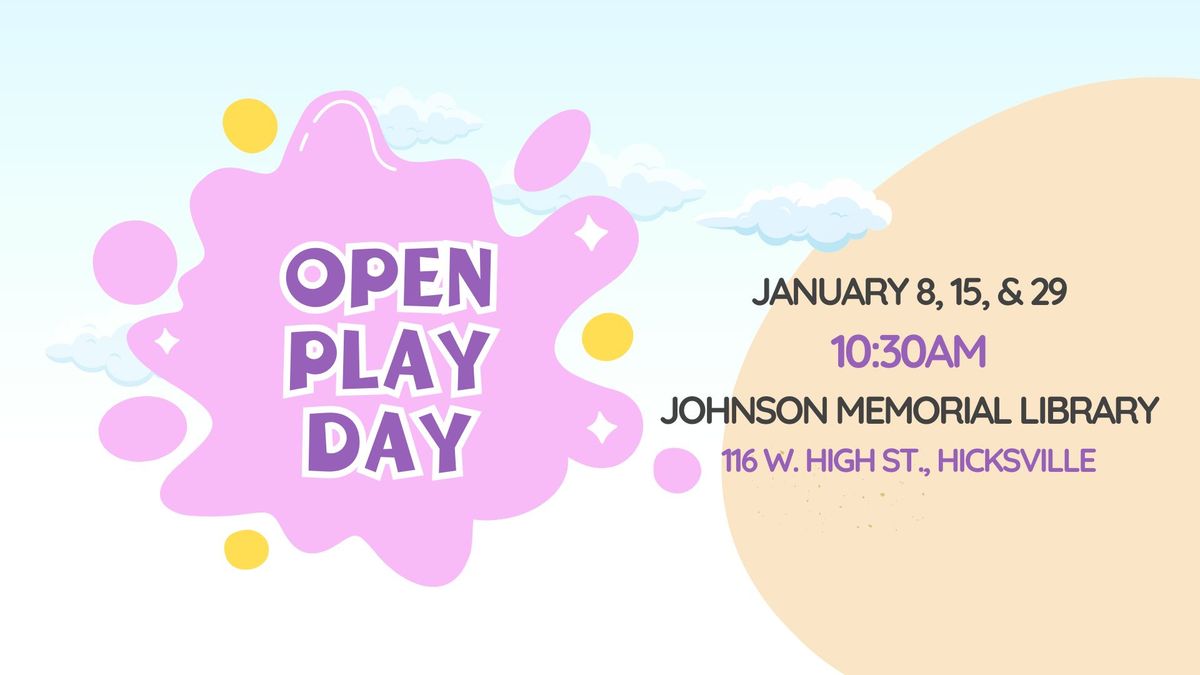 Open Play Day 