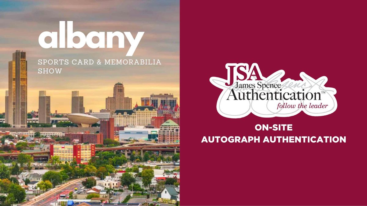 JSA at the Albany Sports Card & Memorabilia Show