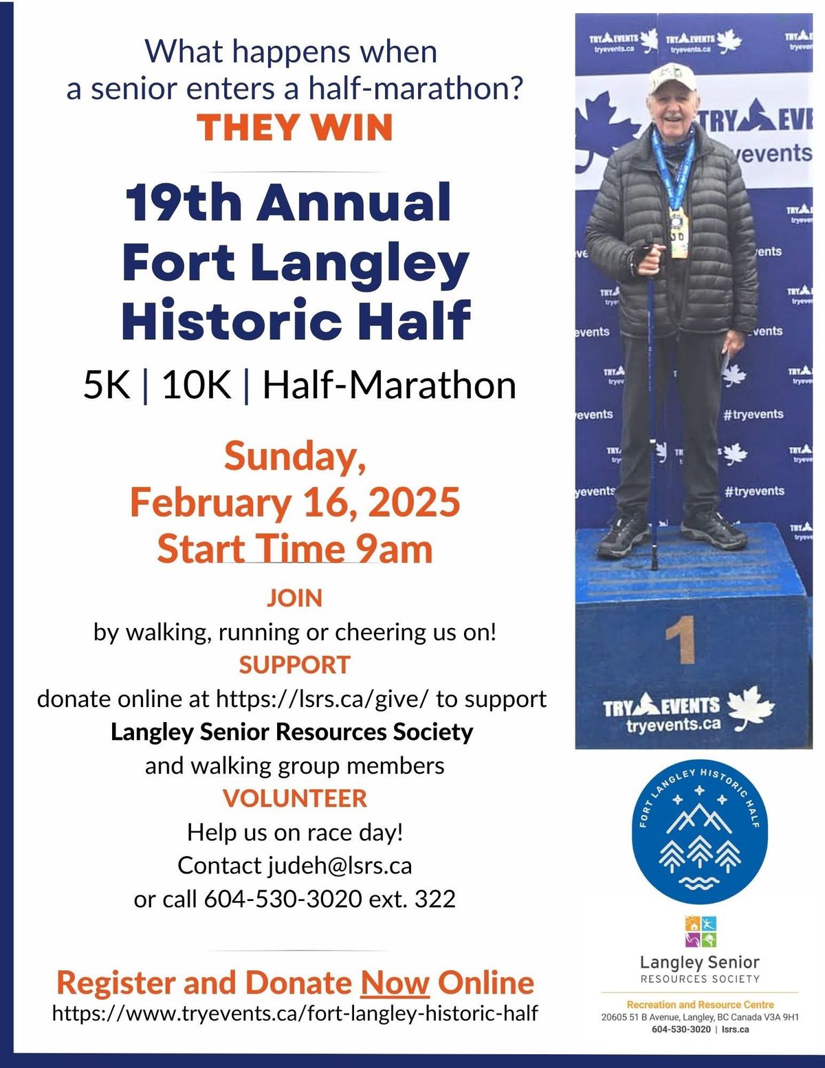 Fort Langley Historic Half Marathon 