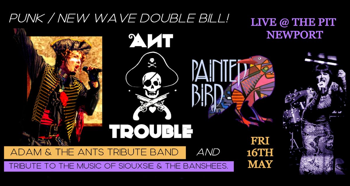 Ant-Trouble (Adam and the Ants) + Painted Bird (Siouxsie & The Banshees) @ The Pit - Newport