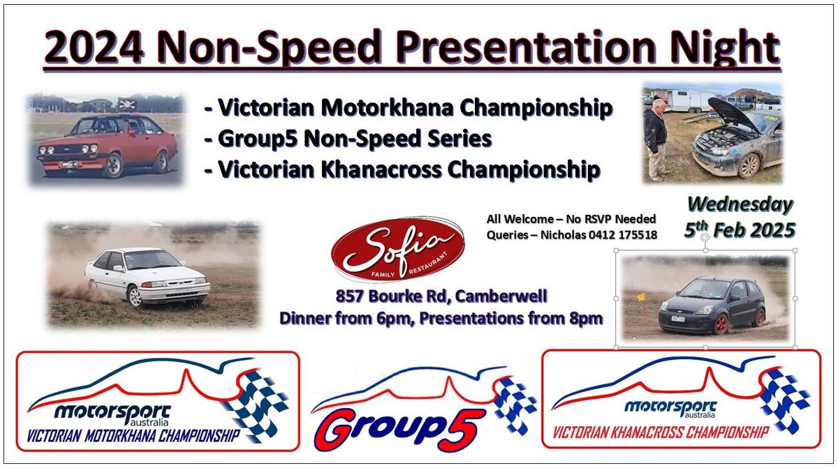 2024 Non-Speed Presentation Night