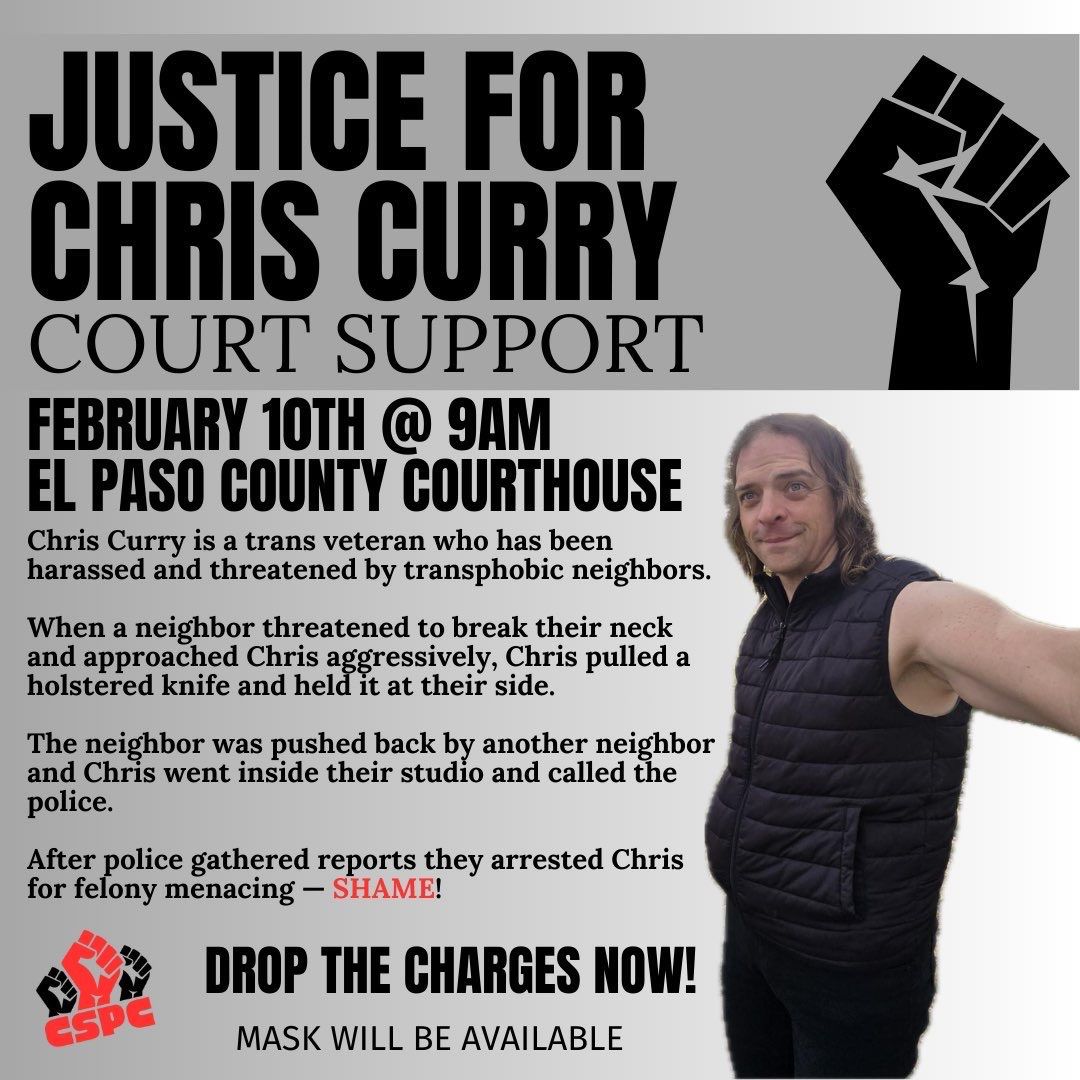 Justice for Chris Curry: Court Support