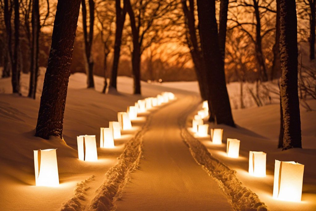 Candlelight Hike at Androne Woods