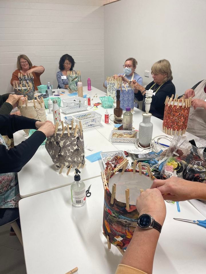 Odense Lampshade Workshop with Annie 