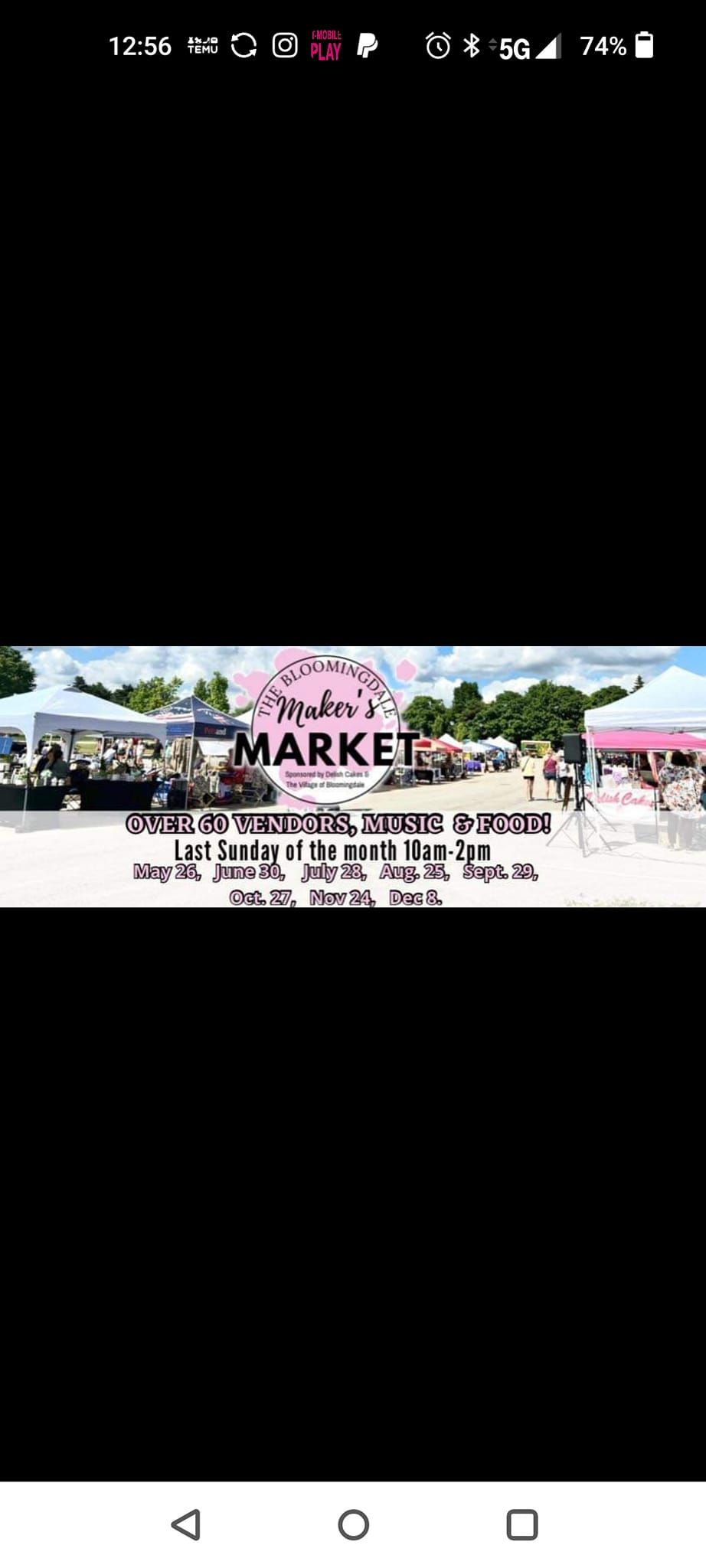 The Bloomingdale Maker's Market 