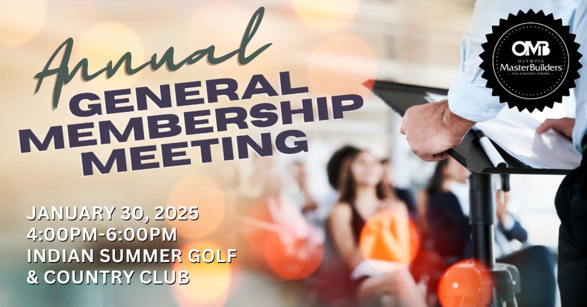 Annual General Membership Meeting