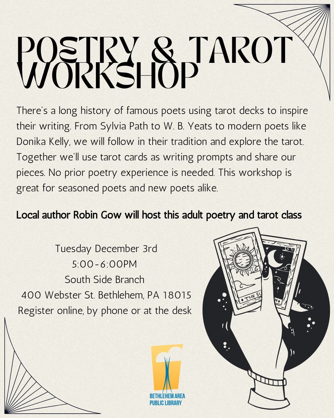 Poetry & Tarot Workshop