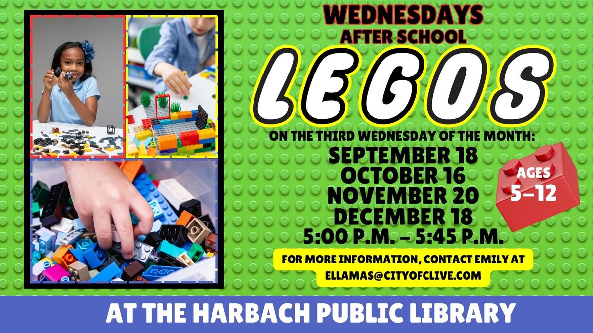 Wednesdays Afterschool: LEGOs