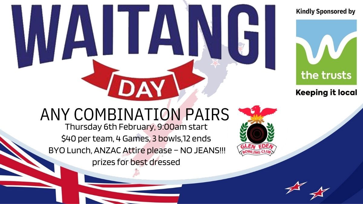 Waitangi Day Any Combination Pairs