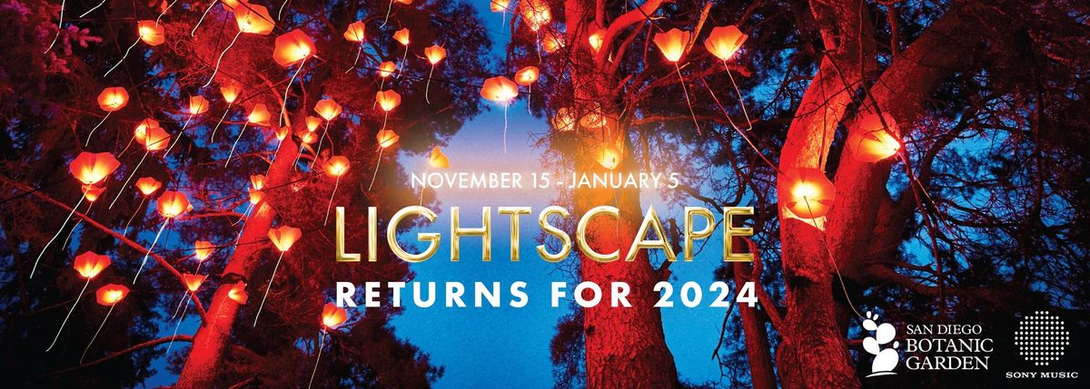 San Diego Lightscape, Nov 15- Jan 5