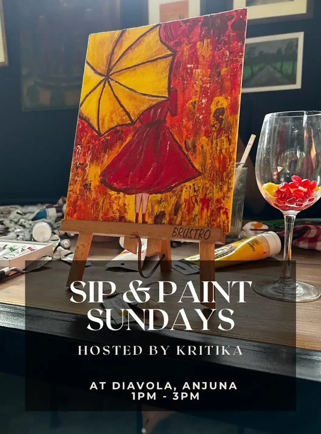 Sip and Paint Experiences event Tickets Goa