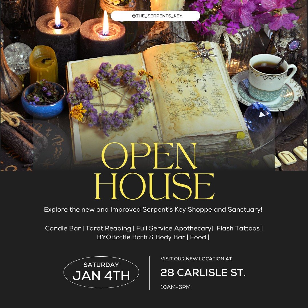 The Serpent's Key Open House in our New Location!!