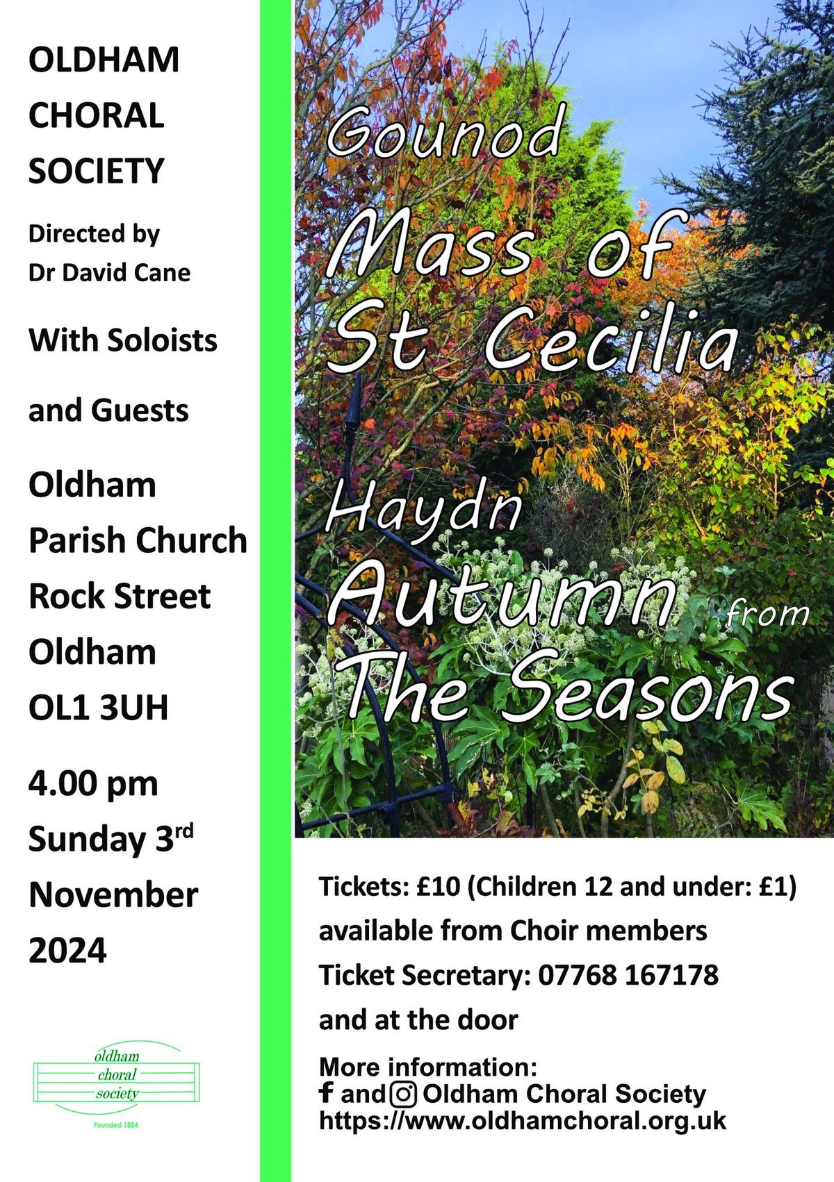 Gounod: Mass for St Cecilia & Haydn: Autumn from The Seasons