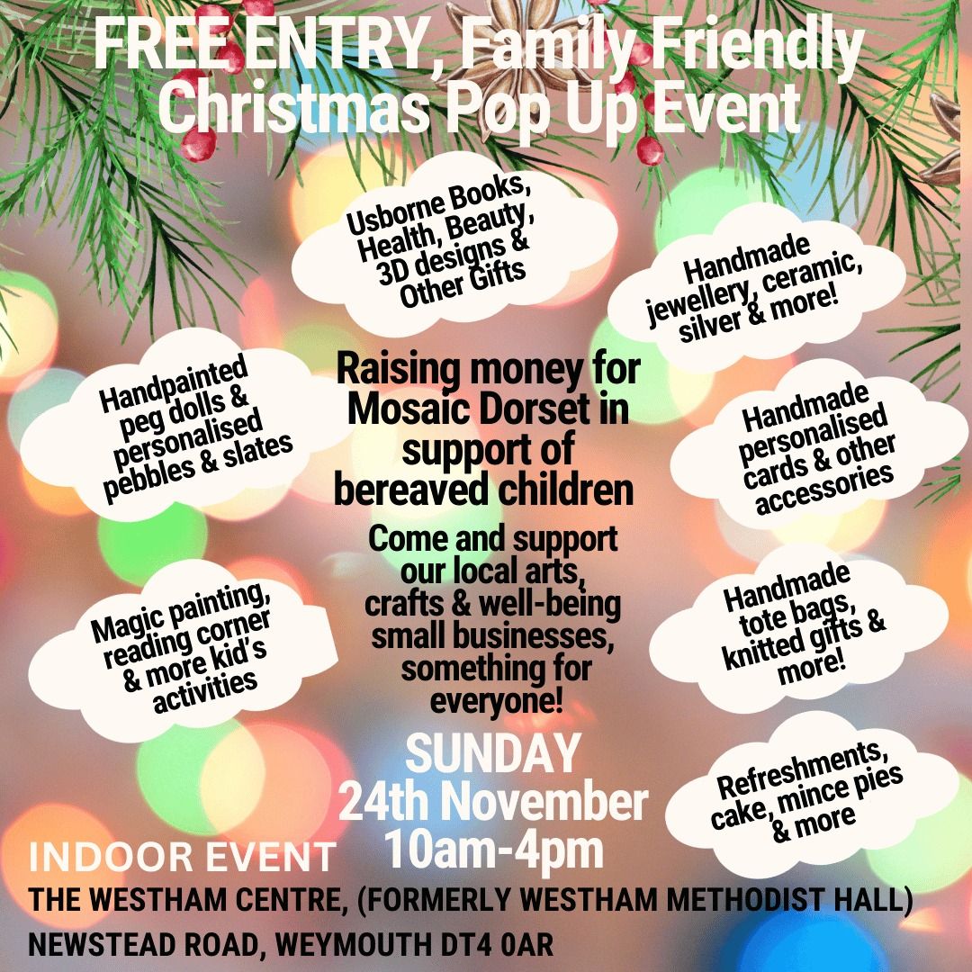 FREE ENTRY Family Friendly Christmas Pop Up Fundraising Event