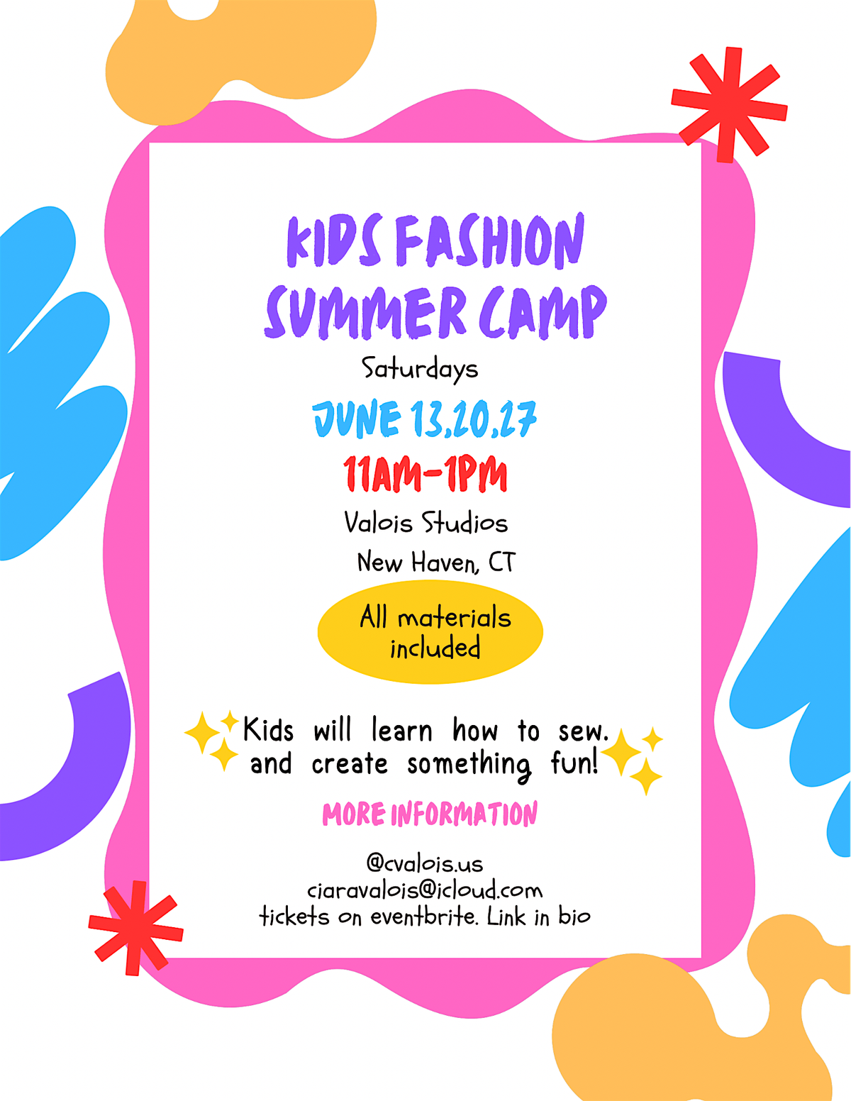 KIDS FASHION CAMP