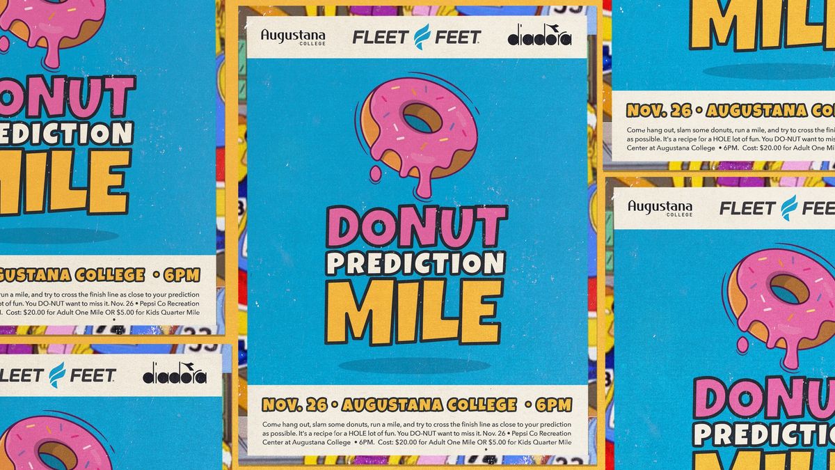 Donut Prediction Mile \u00b0 2024 \u2014 Presented By Fleet Feet x Diadora