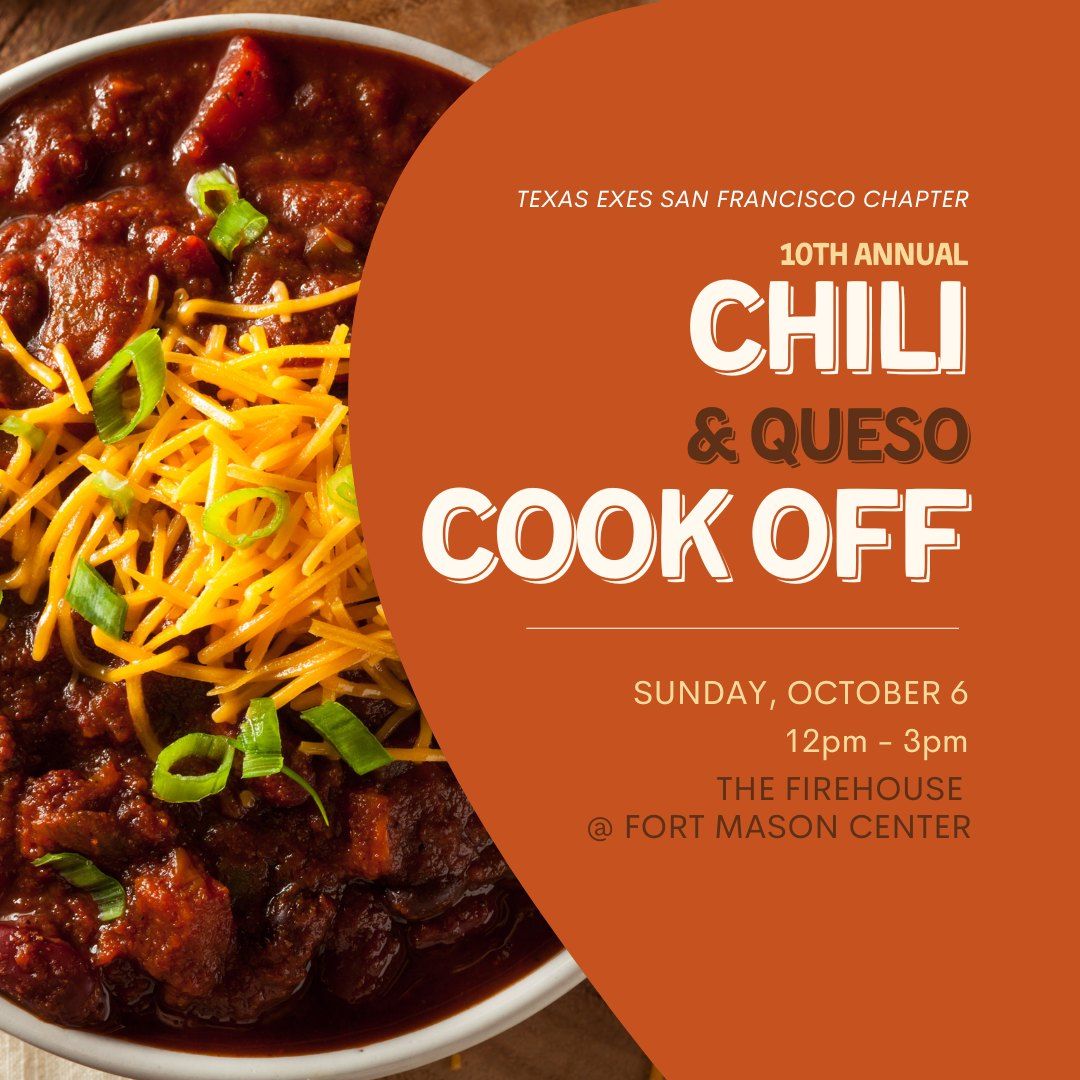 Sunday Funday! 10th Annual SF Bay Area Texas Exes Chili and Queso Cook-off