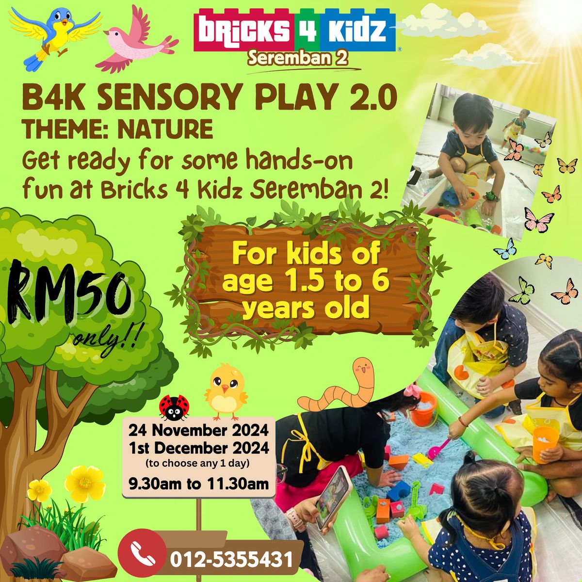 SENSORY PLAY PROGRAM at Bricks 4 Kidz Seremban 2