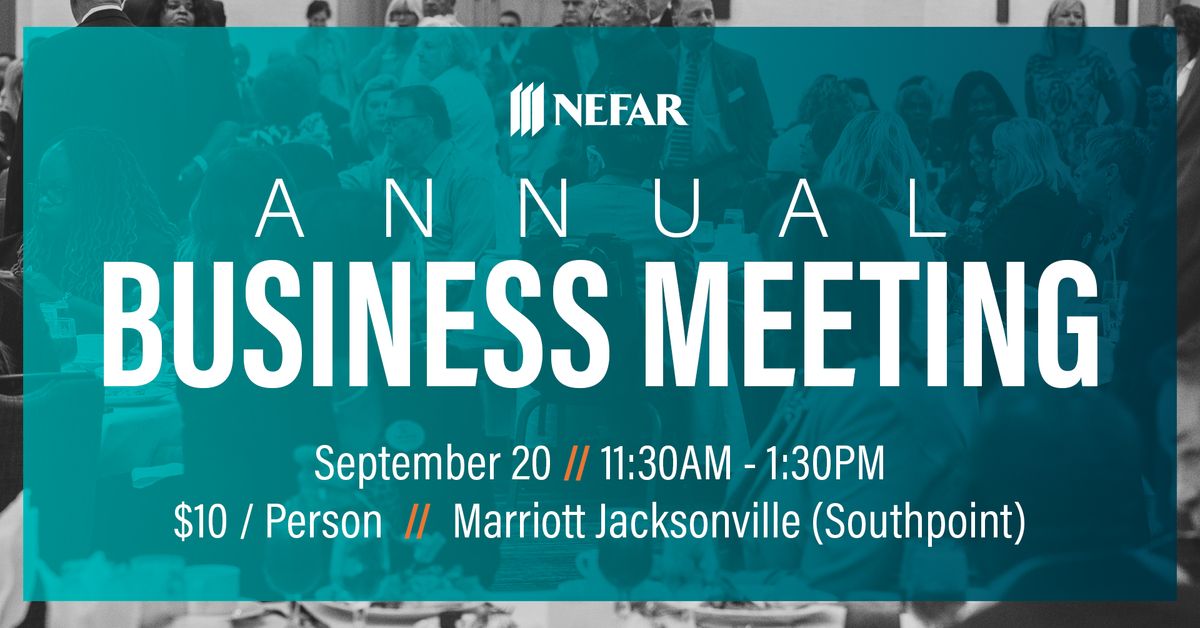 NEFAR Annual Business Meeting 