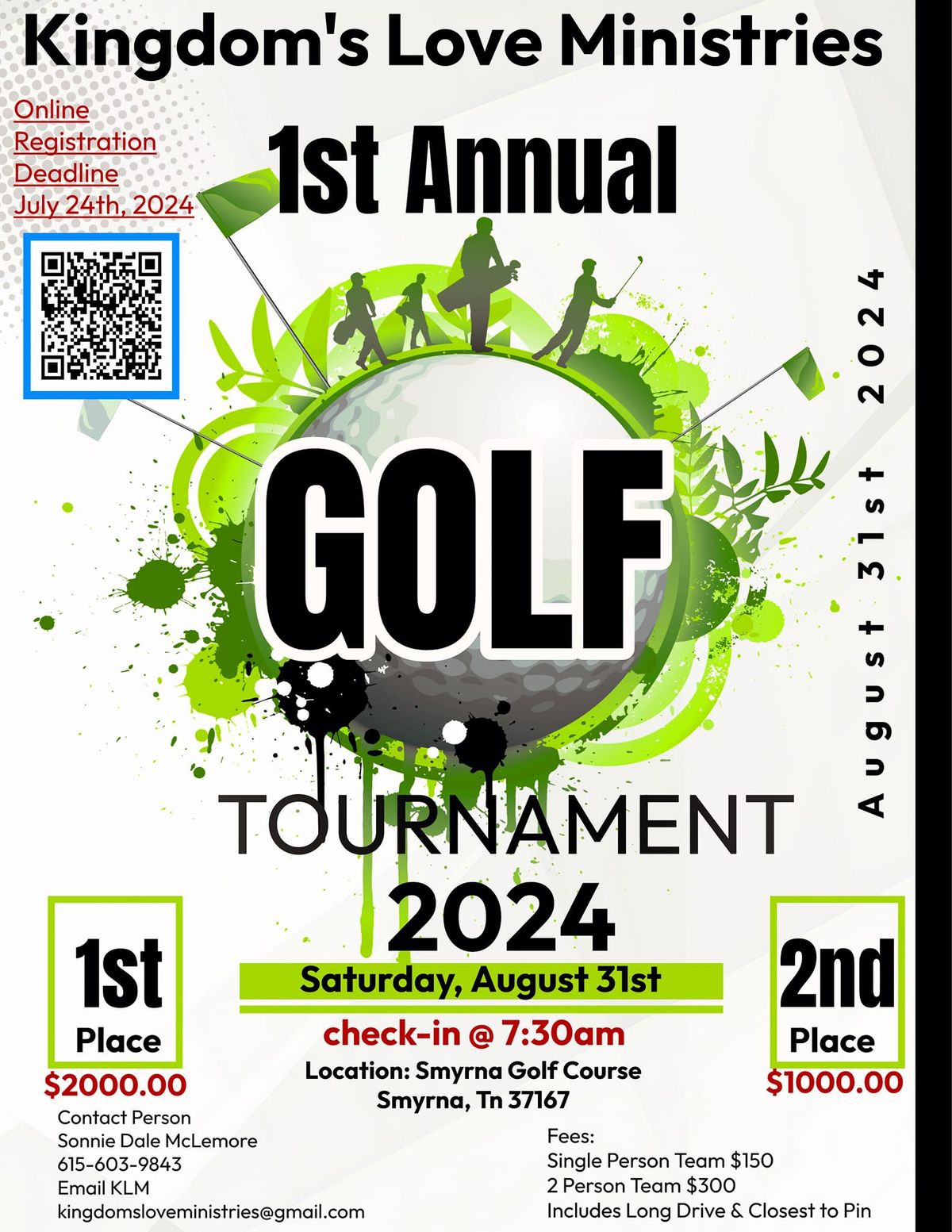 KLM 2024 GOLF TOURNAMENT , Smyrna National Golf Course, 31 August 2024