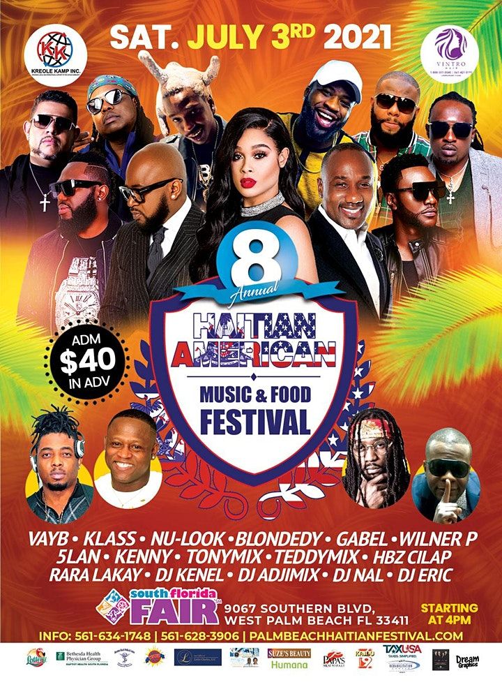 Palm Beach Haitian American Music & Food Festival, Expo Center at the ...
