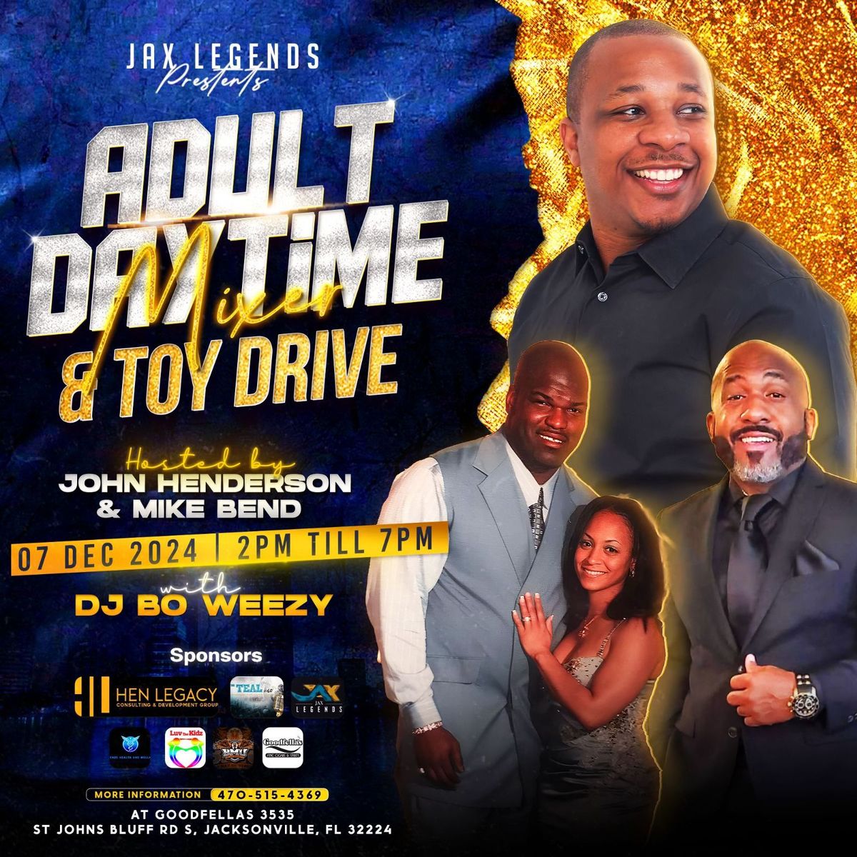 Adult Daytime Mixer & Toy Drive